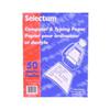 SELECTUM 50 Sheets 8-1/2" x 11" Plain Paper