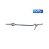 BUILDER'S HARDWARE 6" Zinc Premium Gate Hook and Eye