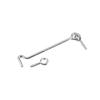 2 Pack 6" Zinc Gate Hooks and Eyes