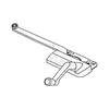 TRUTH HARDWARE 9-1/2" White Left Hand Single Arm Window Casement Operator