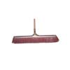 BRUSKE 23" Coarse Brown Floor Brush with Bolt-On and Steel Handle