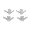 PRIME-LINE PRODUCTS 4 Pack #523 Clear Plastic Turn Buttons