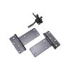 3 Piece Black Gate Hardware Kit