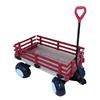 16" x 32" Red Wooden Childrens Wagon, with 3"x9" Plastic Wheels