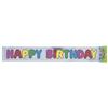 12" Foil Birthday Banner