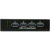 STARTECH 4PORT USB 3.0 5GBPS DRIVE BAY HUB