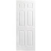 Masonite Primed 6 Panel Textured Pre-bored Interior Door 36 Inch x 80 Inch