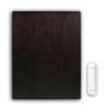 Heath Zenith Heath Zenith Wireless Door Chime Kit with Chocolate Wood Chime Cover