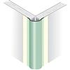 BEADEX BEADEX Paper-Faced Metal Outside Corner Bead, Bullnose 1/2 In. radius, 8 Ft.