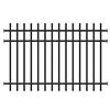 Peak Aluminum Fence Panel Black - 4 Feet