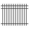 Peak Aluminum Fence Panel Black - 5 Feet