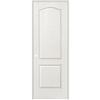 Masonite Primed 2-Panel Arch Top Textured Prehung Interior Door With Rabbeted Jamb 24 Inch x 8...