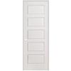 Masonite Primed 5-Panel Equal Smooth Prehung Interior Door With Rabbeted Jamb 30 Inch x 80 Inc...