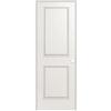 Masonite Primed 2-Panel Smooth Prehung Interior Door With Rabbeted Jamb 32 Inch x 80 Inch Left Hand