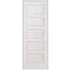 Masonite Primed 5-Panel Equal Smooth Prehung Interior Door With Rabbeted Jamb 30 Inch x 80 Inc...