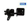 BUILDER'S HARDWARE Black Adjustable Automatic Gate Latch