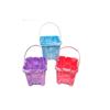 PK TOYS Assorted 6" Marble Square Sand Pail
