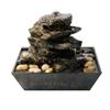 Resin Rock Tabletop Indoor Fountain, with LED Lights