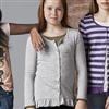 Skechers® Girls' Solid-colour Fooler Cardigan