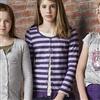Skechers® Girls' Striped Fooler Cardigan