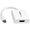 STARTECH 4.72IN MINI DISPLAYPORT TO HDMI M/F HI-RES VID CONVERTER ADAP WHITE