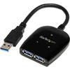 STARTECH 2PORT USB 3.0 HUB SUPERSPEED COMPACT BLACK