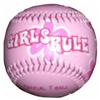 RAWLINGS Pink "Girls Rule" T-Ball Baseball
