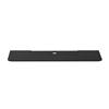 BRATECK 300mm x 900mm Tempered Glass Multimedia Shelf, with Aluminum Base