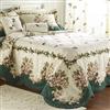 'Magnolia' Quilted Bedspread