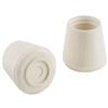 Felt Gard 1 In. White Rubber Leg Tip, 4-Pack