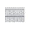 ABTco 10" Perforated Woodgrain Double 5 Soffit white