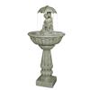 ANGELO DECOR Kids with Umbrellal Garden Fountain