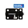 BUILDER'S HARDWARE 2-1/2" Satin Black Barrel Bolt