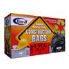 ECO II 12 Pack 35" x 48" 4 Mil Black Heavy Duty Garbage Bags