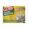 GLAD 40 Pack 26" x 32.5" Easy Tie Clear Garbage Bags
