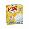 GLAD 48 Pack 20" x 21" Easy Tie Garbage Bags