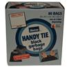 HOME 80 Pack 26" x 32-1/2" Black Garbage Bags