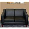 Victoria Office Leather Loveseat