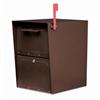 Architectural Mailboxes Oil Rubbed Bronze Oasis Jr. Locking Post Mount Mailbox
