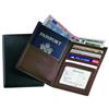 Royce Leather Rfid Blocking Passport Currency Wallet in Top Grain Nappa Leather