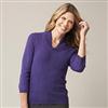 Alia Soft Cashmere-like Shawl Collar Sweater