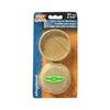 SHEPHERD HARDWARE PRODUCTS 4 Pack 2-3/8" Wood Grain Round Caster Cups