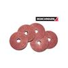 BENCHMARK 5 Pack 24 Grit 5" x 7/8" Fibre Discs