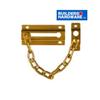 BUILDER'S HARDWARE Brass Door Chain Guard