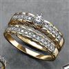 Sears Signature®/MD Women's Bridal Diamond Ring Set In 10K Gold