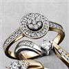 Sears Signature®/MD Women's Engagement Diamond Ring Set In 10K Gold