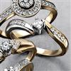 Sears Signature®/MD Women's Engagement Diamond Ring Set In 10K Gold