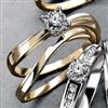 Sears Signature®/MD Women's Bridal Diamond Ring Set In 10K Gold