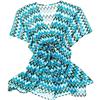 Jessica®/MD Zigzag Print Tunic #32402