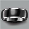 Tradition®/MD Men's Shiny Black Wedding Band